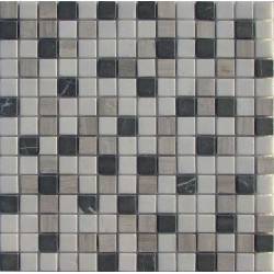 "Философия Мозаики" Mix Black Grey 20-4T мраморная мозаика