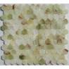 FK Marble Hexagon Onyx Jade Verde плитка-мозаика из оникса