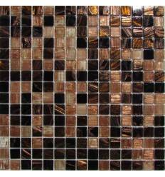 HK Pearl Mix Dark Chocolate стеклянная плитка-мозаика