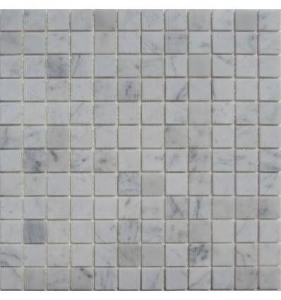 "Философия Мозаики" Bianco Carrara 23-4P мозаика из мрамора