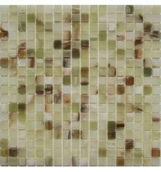 "Философия Мозаики" Onyx Jade Verde 15-6P мозаика из мрамора