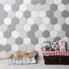 LIYA Mosaic Porcelain Hexagon Mix Grey 51 мозаика керамическая