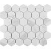 "Философия Мозаики" Porcelain Hexagon Carrara 51 мозаика керамическая