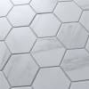 LIYA Mosaic Porcelain Hexagon Carrara 95 мозаика керамическая