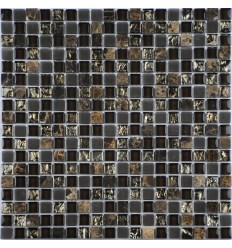 "Философия Мозаики" Cube Emperador смесь стеклянной и каменной плитки-мозаики