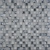 "Философия Мозаики" Cube White смесь стеклянной и каменной плитки-мозаики