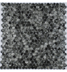 "Философия Мозаики" Aluminium 3D Hexagon Metal Titanium алюминиевая мозаика
