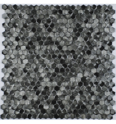 "Философия Мозаики" Aluminium 3D Hexagon Metal Titanium алюминиевая мозаика