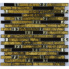 "Философия Мозаики" H5421 микс стеклянной и металлической плитки-мозаики