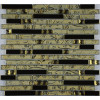 "Философия Мозаики" H5423 микс стеклянной и металлической плитки-мозаики