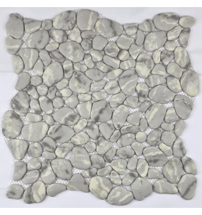 "Философия Мозаики" River Stone Sand стеклянная мозаика под гальку