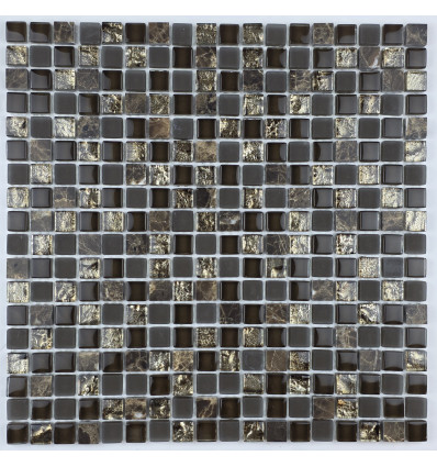"Философия Мозаики" Cube Emperador смесь стеклянной и каменной плитки-мозаики