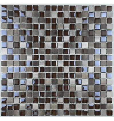 Cube Pluton мозаика из стекла и алюминия