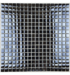 "Философия Мозаики" Shiny Black Glass стеклянная мозаика плитка-мозаика