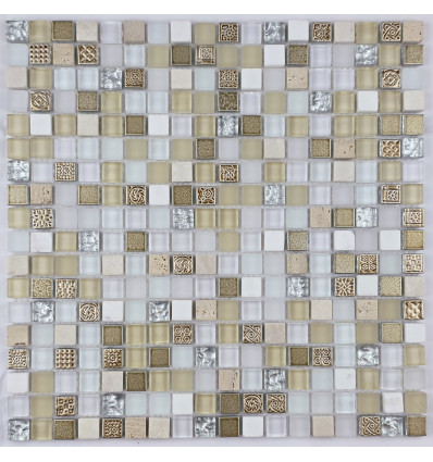 "Философия Мозаики" Krit 16 смесь стеклянной и каменной плитки-мозаики