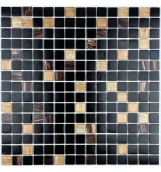 "Философия Мозаики" Black Gold мозаика стеклянная