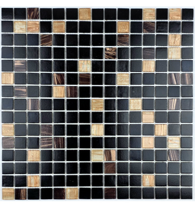 "Философия Мозаики" Black Gold мозаика стеклянная