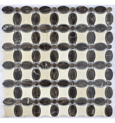 "Философия Мозаики" Camilla 2 мраморная мозаика