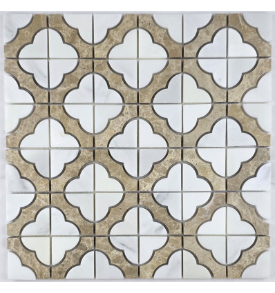 "Философия Мозаики" Camilla 4 мраморная мозаика