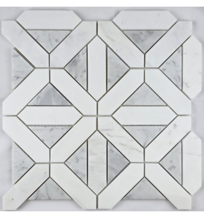 "Философия Мозаики" Geometrica мраморная мозаика