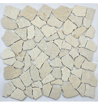 "Философия Мозаики" Paladium Botticino ML мраморная мозаика