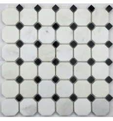 "Философия Мозаики" M008+M009-BP мраморная мозаика