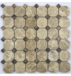 "Философия Мозаики" M036+M022-BP мраморная мозаика