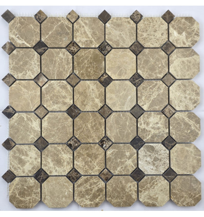 "Философия Мозаики" M036+M022-BP мраморная мозаика