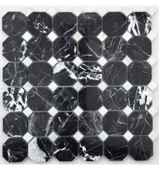 M081+M008-BP мозаика из мрамора