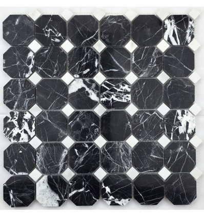 M081+M008-BP мозаика из мрамора