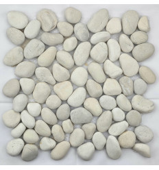 "Философия Мозаики" Perla Bianco Natura Мозаика из гальки