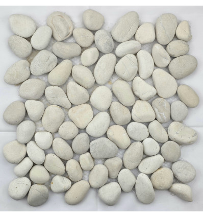 "Философия Мозаики" Perla Bianco Natura Мозаика из гальки