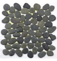 "Философия Мозаики" Perla Nero Natura мозаика из гальки