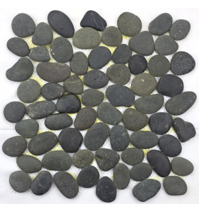 "Философия Мозаики" Perla Nero Natura мозаика из гальки