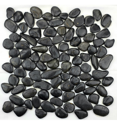 "Философия Мозаики" Perla Nero мозаика из гальки