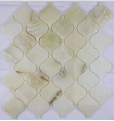 "Философия Мозаики" Arabesco Onyx Jade Verde 62x74 каменная мозаика