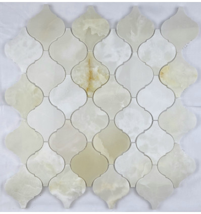 "Философия Мозаики" Arabesco White Onyx 62x74 каменная мозаика