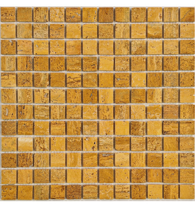 "Философия Мозаики" Yellow Travertine 23-4W мозаика из травертина
