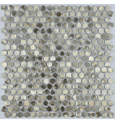 "Философия Мозаики" Aluminium Hexagon Gold алюминиевая мозаика