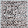 "Философия Мозаики" Aluminium Hexagon Rose Gold алюминиевая мозаика
