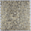 "Философия Мозаики" Aluminium Hexagon Tea Gold алюминиевая мозаика