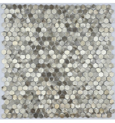 "Философия Мозаики" Aluminium 3D Hexagon Gold алюминиевая мозаика