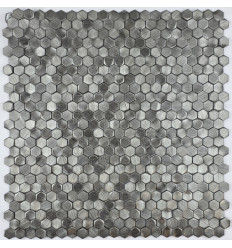 "Философия Мозаики" Aluminium 3D Hexagon Metal Titanium алюминиевая мозаика