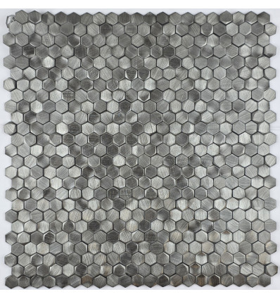 "Философия Мозаики" Aluminium 3D Hexagon Metal Titanium алюминиевая мозаика