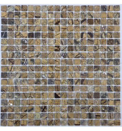 "Философия Мозаики" Bidasar Brown 15-4P мозаика из мрамора
