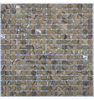 "Философия Мозаики" Bidasar Brown 15-4T мозаика из мрамора