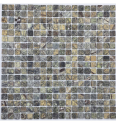 "Философия Мозаики" Bidasar Green 15-4T мозаика из мрамора