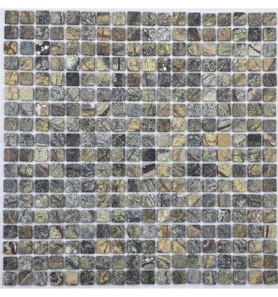 "Философия Мозаики" Bidasar Green 15-4T мозаика из мрамора