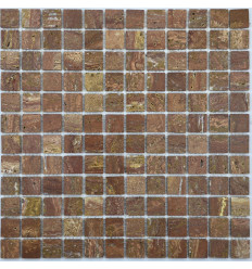 "Философия Мозаики" Red Travertine 23-6P мозаика из травертина