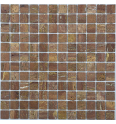 "Философия Мозаики" Red Travertine 23-6W мозаика из травертина